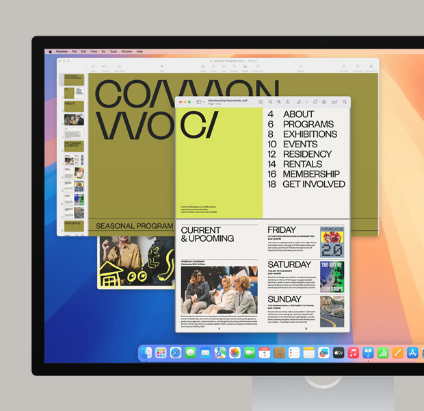 Dock? ?? ??? ???? ?? Safari ? Adobe Acrobat?? ?? ?? ???? ??