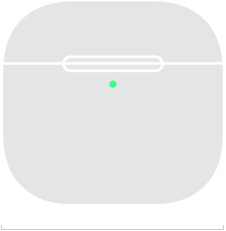 Απεικ?νιση τη? θ?κη? φ?ρτιση? των AirPods 4 που δε?χνει το μπροστιν? πλ?το? των 50,1 mm.