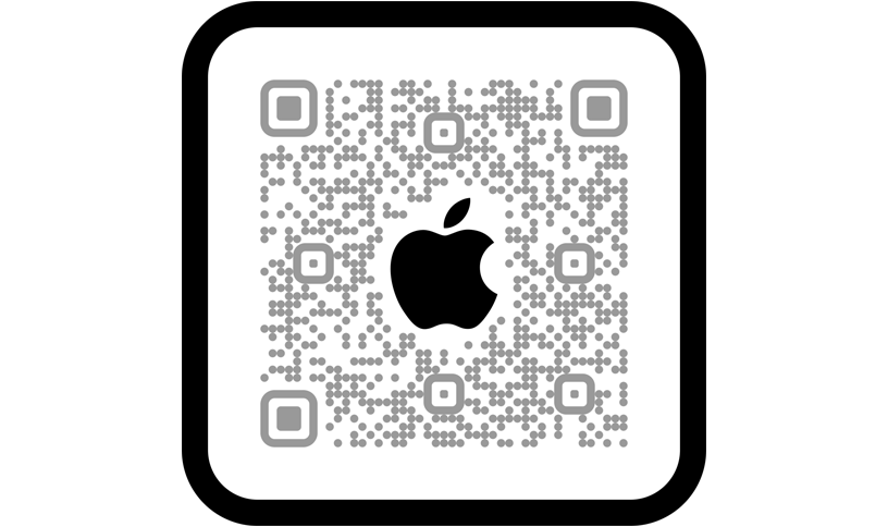 Zeskanuj kod QR, ?eby rozpocz?? zakupy w apce Apple Store.